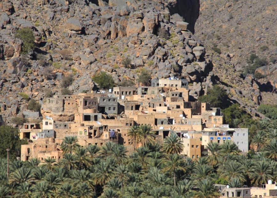 Day Trip to Jabal Shams, Wadi Nakhar, Misfat Al Abriyeen - Old Wadi Ghul, a brief look at a vanished village