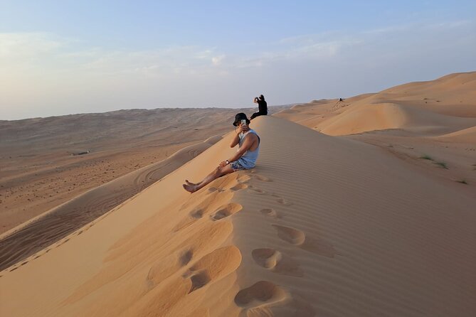 Desert Guided Overnight Camp Tour - Wadi Bani Khalid brings water to the first day