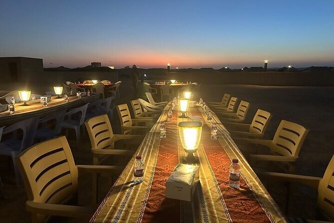 Desert Overnight in Private Bedouin Tent - Sunset turns the sand gold