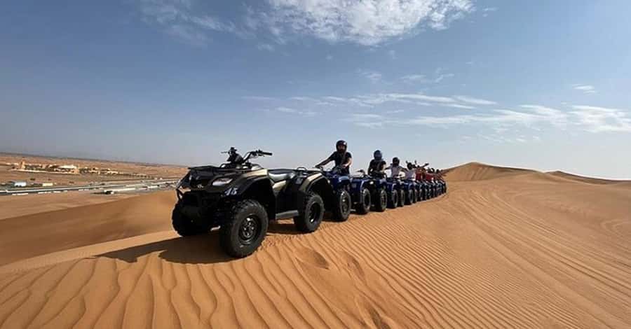 Desert Safari - Private 4WD car - The red dunes are the real prize