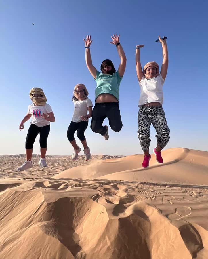 Desert Safari, Sunset & Sand Bashing (Rub Al Khali Desert) - Dune driving, sand skiing, and the sunset stop
