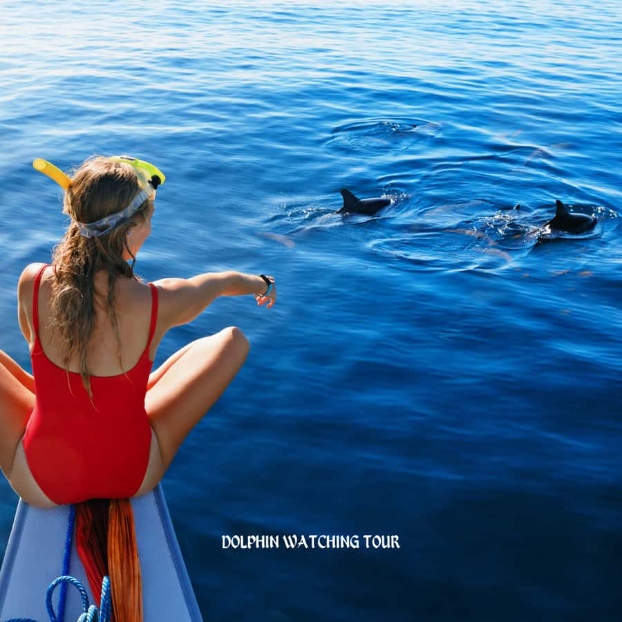 Dolphin Watching and Snorkeling Tour with Hotel Transfers - Looking for wild dolphins near Muscat