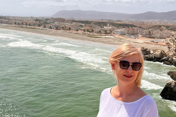 East Salalah Private Tour by VisitSalalah - Taqah viewpoint: coast, town, and open space