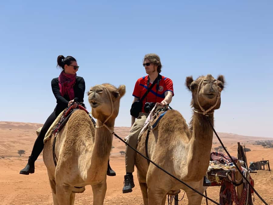 From Muscat: Desert and Wadi Bani Khalid Oasis Full-Day Tour - From Muscat to the Wahiba Sands