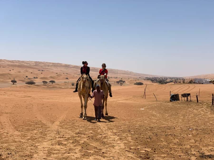 From Muscat: Desert and Wadi Bani Khalid Oasis Full-Day Tour - Wahiba Sands: soft dunes and a short camel ride