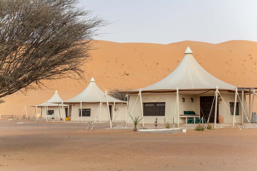 From Muscat: Desert Overnight and Wadi Bani Khalid - A night at Sama Al Wasil or Arabian Oryx Camp