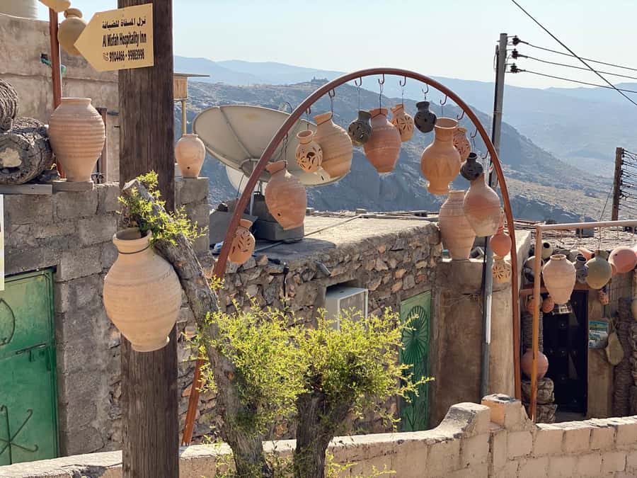 From Muscat: Nizwa & Al Hamra with Jebel Shams Night Stay - Misfah al Abriyeen and the falaj channels
