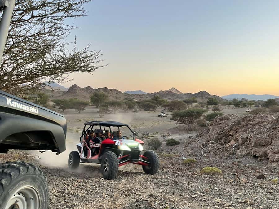 From Muscat: Self-Drive ATV Adventure in Wadi Al Rak - A hilltop pause for sunset and photographs