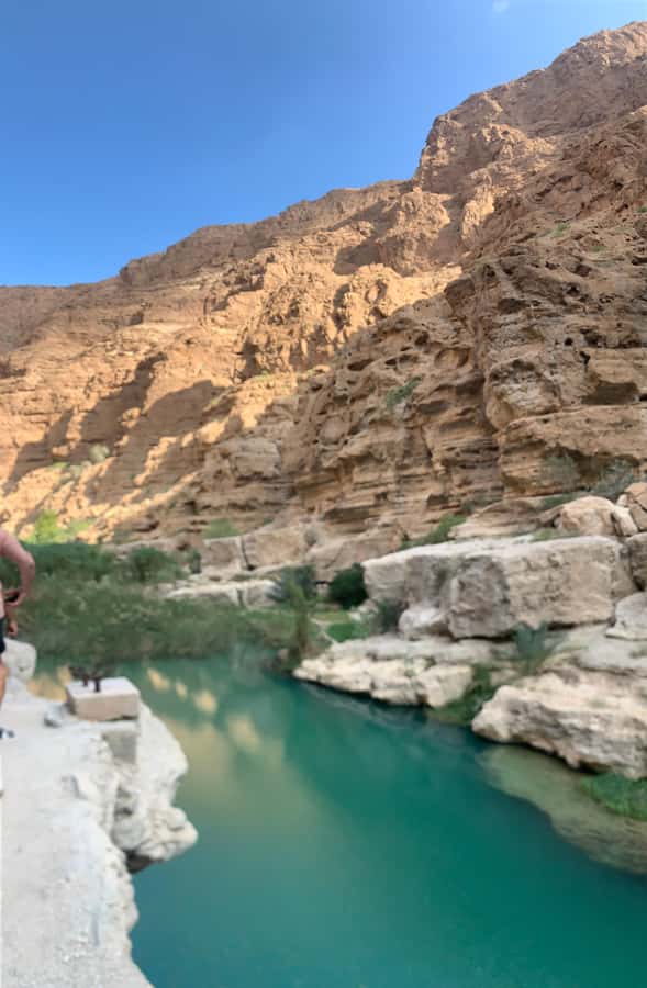 From Muscat: Wadi Shab & Sinkhole Private Tour & Free Lunch - Swimming to the hidden waterfall