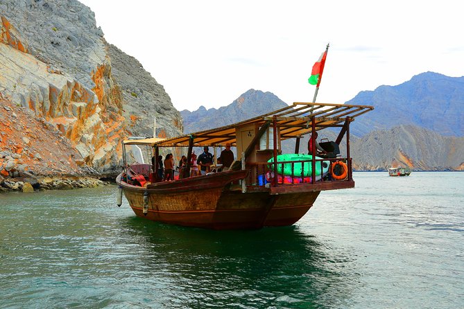 Full Day Dhow Cruise to Khor Sham with lunch & Snorkeling (Shore excursions) - Lunch, hummus, and steady refreshments