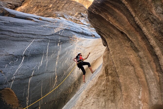 Full Day - Snake Canyon Adventure Tour in Jebel Shams region - The 25-Meter Abseil Is the Serious Test