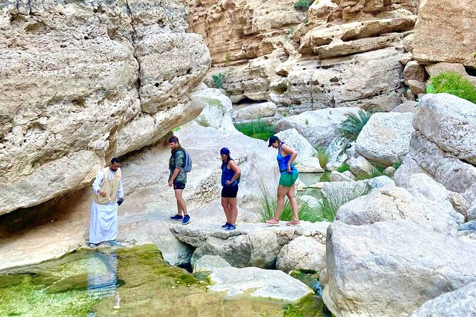 Full Day Tour in Wadi Shab - Stop four: Fins Beach and the ride home