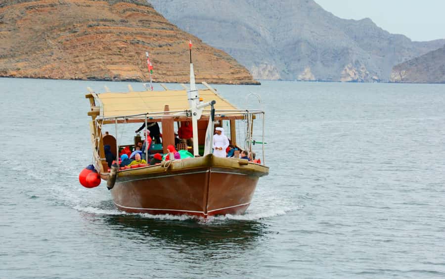 Khasab: Khor Sham Half-Day Cruise with Snorkeling & Dolphins - Cruising past Musandam’s quiet mountain walls