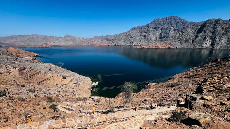 Khasab Musandam |Telegraph Island |Dhow Cruise | Dolphins - The return to Khasab keeps the timing straightforward