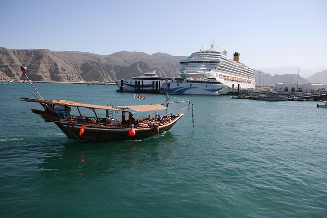 Musandam Khasab Full day dhow cruise with Lunch - Swimming and snorkeling in calm water