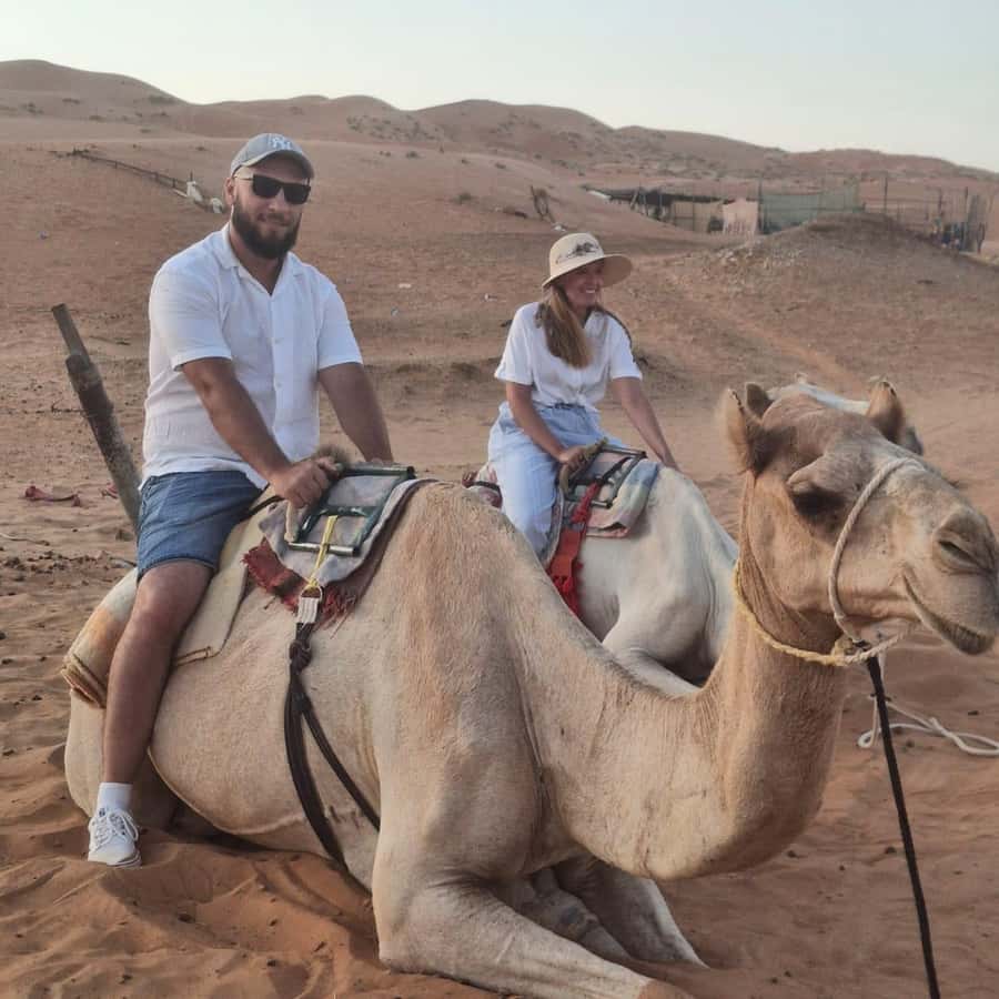 Muscat: Bidiya Desert Sunset Camel Ride with Transfer - The long road from Muscat to Bidiya
