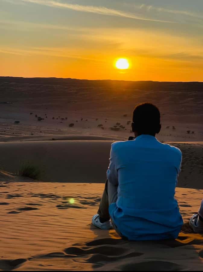 Muscat: Desert Sunset &Wadi Bnai Khalid Full-Day Tour+Lunch - What the wadi stop is really like