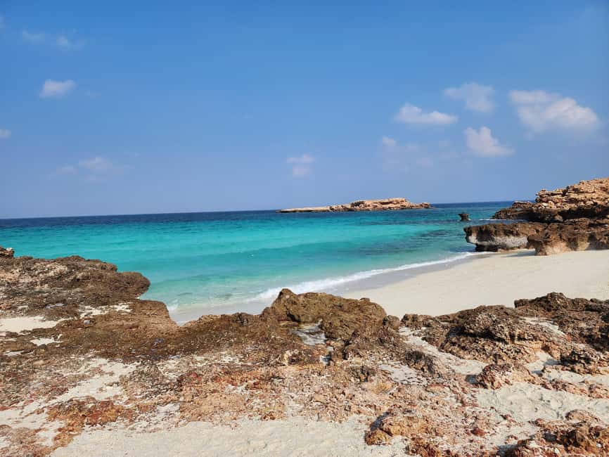 Muscat Oman: Snorkeling adventure to Daymaniyat Island - Kayaks, a paddle board, and time on the beach