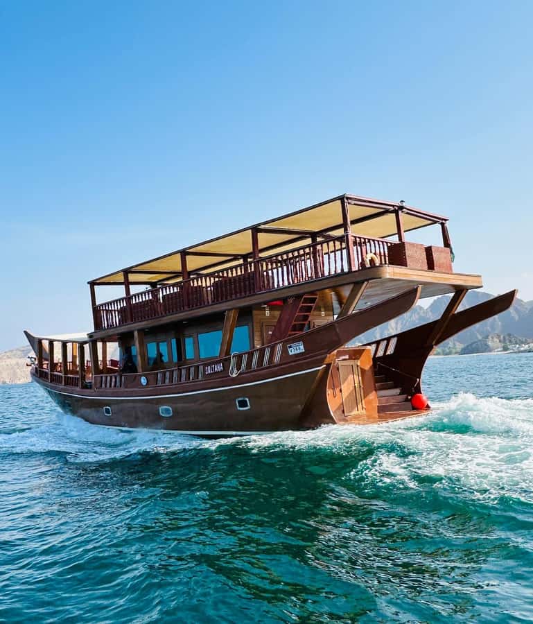 Muscat: Omani Dhow Coastal and Sunset Cruise - Sunset from the dhow