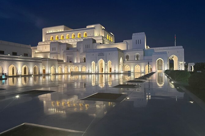 Muscat Private Evening City Tour with pickup from Hotels and Port - The Royal Opera House in 30 minutes