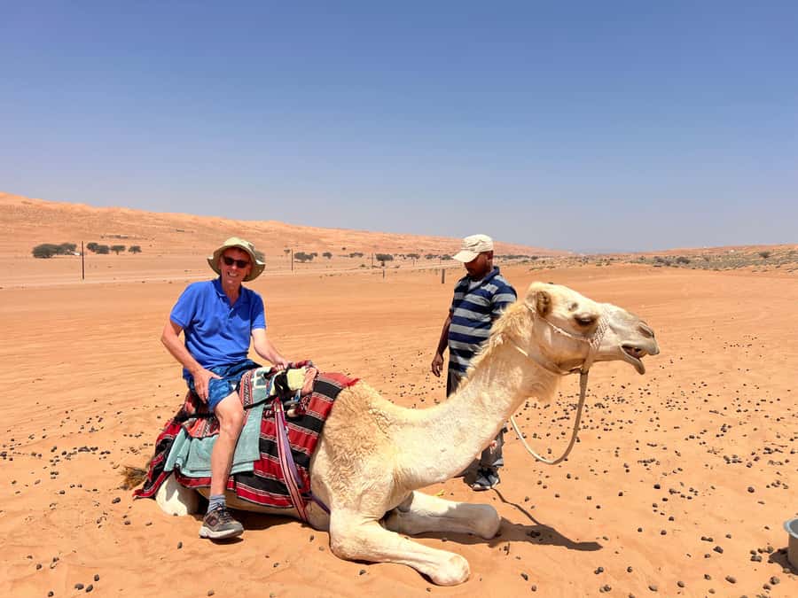 Muscat: Wahiba Sands, Wadi Bani Khalid & Mudayrib Tour - A Bedouin house, tea, and optional camel rides