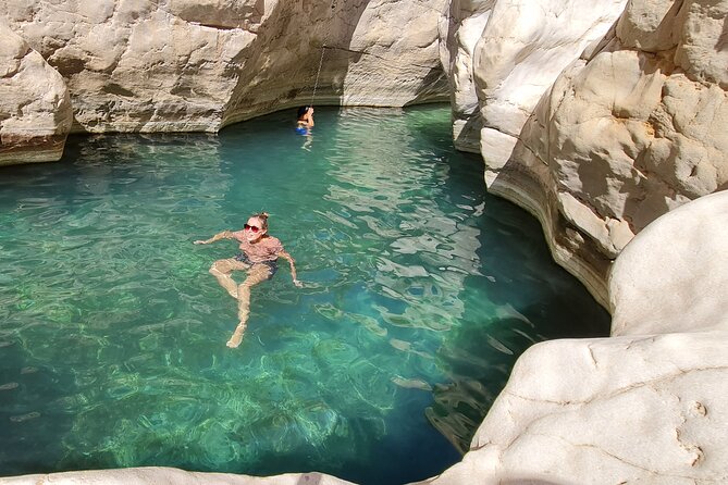 Oman Highlights: Wahiba Sands Desert & Wadi Bani Khalid Tour - Wadi Bani Khalid: pools beneath the canyon walls