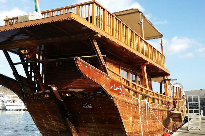 Omani Traditional Dhow Cruise: Sunset and Muscat Coastal View - A glimpse of Al Alam Palace