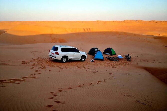 Private 2 - Days Wahiba Sand Desert Overnight Camping Tours - Bimmah Sinkhole and the white sands of Fins Beach