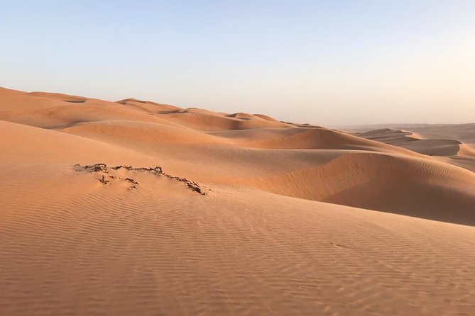 Private Day Trip to Wahiba Sands & Wadi Bani Khalid (Desert Safari) - Crossing into the yellow Wahiba Sands