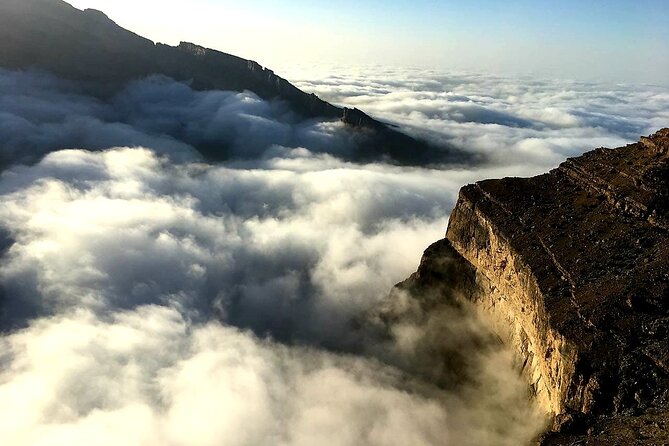 Private Full Day Guided Balcony Walk Hiking to Jebel Shams - The abandoned village at the end of the canyon