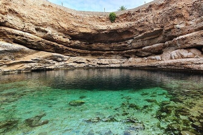 Private Full- Day Wadi Shab-Bimmah Sinkhole-Fins Beach Tour - Fins Beach brings the sea into the picture