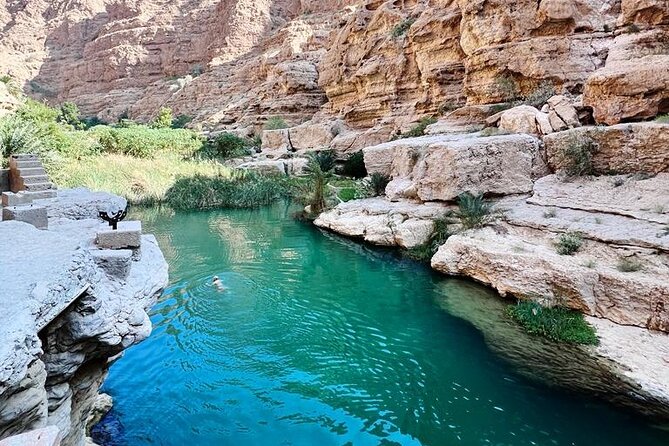 Private Full- Day Wadi Shab-Bimmah Sinkhole-Fins Beach Tour - What the private vehicle and guide add