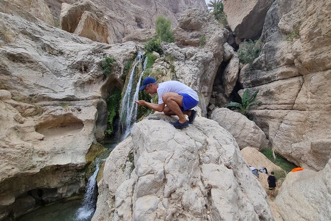 Private Full-Day Wadi Tiwi and Bimmah Sinkhole Tour from Muscat - The Wadi Shab photo stop