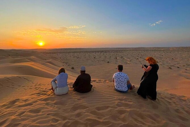 Private Sunset Experience in Empty Quarter Desert - Sunset from a high dune