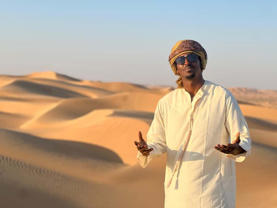 Salalah: Sunset Desert Safari - Rub Al Khali - Empty Quarter - Meeting the black desert camels