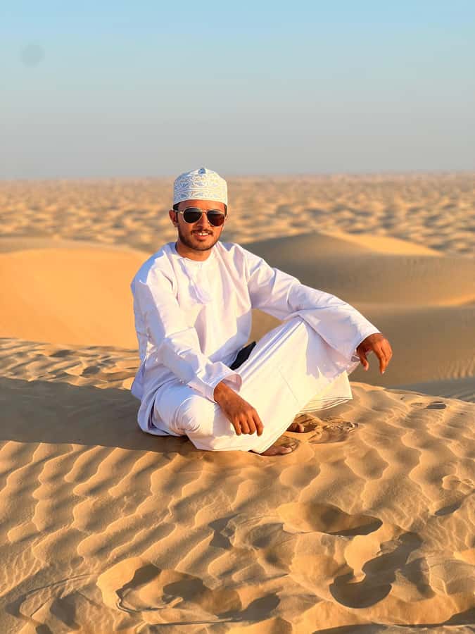 Salalah: Sunset Desert Safari - Rub Al Khali - Empty Quarter - Sunset over endless golden dunes