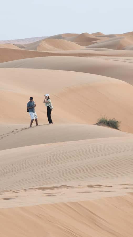Sunset at wahiba desert - Lunch is flexible, not included