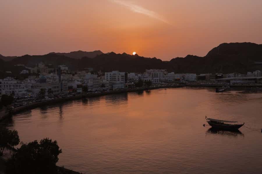 Sunset Dhow Cruise - Muscat’s historic harbor and the Sultan Palace