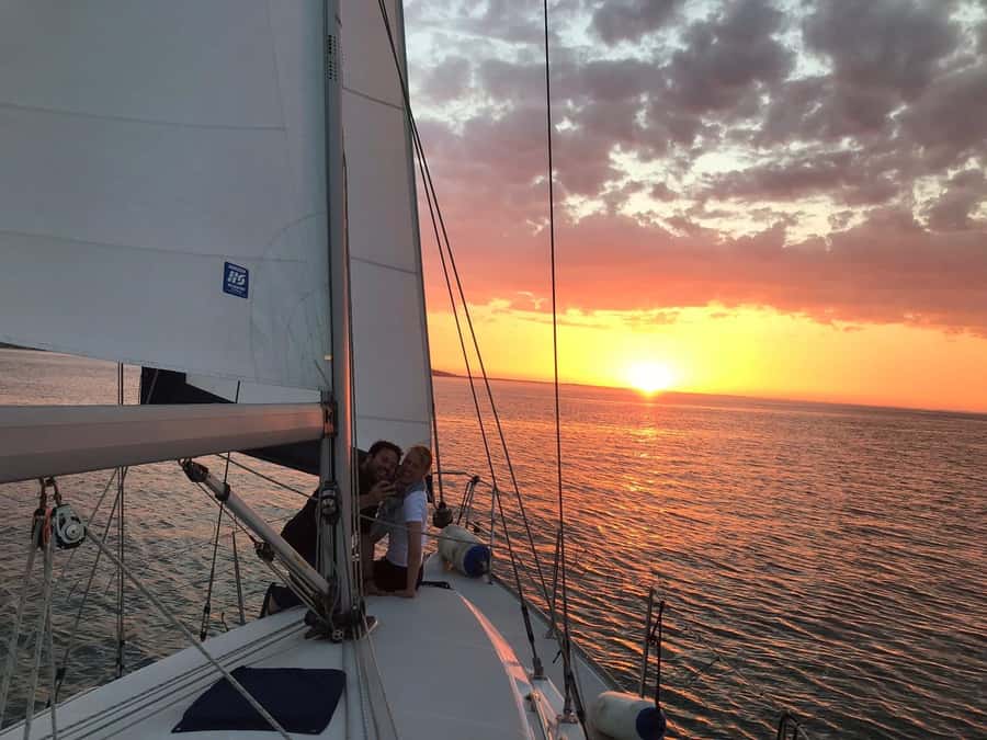 Sunset Dhow Cruise - Passing Al Bustan Palace and Bandar Jissah