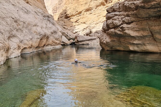 Wadi Al Arbeieen Sinkhole & Fins Beach Swim & Hike - Who will get the most from this outing