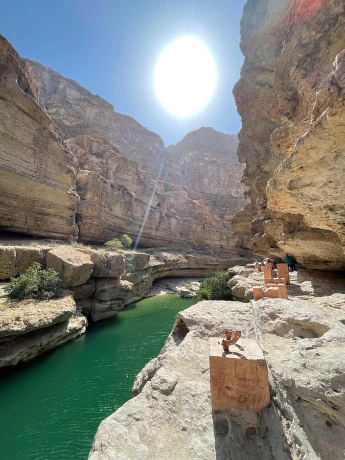 Wadi Shab Parking Meet the Local Guide for Self drivers - Key points at a glance