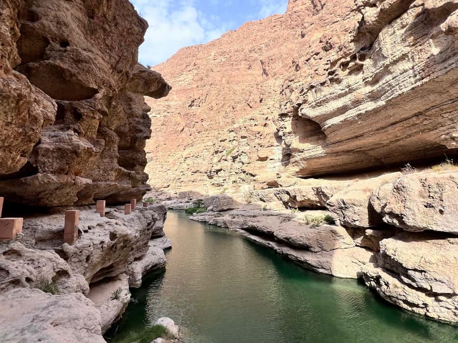 Wadi Shab & Wadi Tiwi : Guided Adventure (Customer Own Car) - The second walk and a 15-minute pause